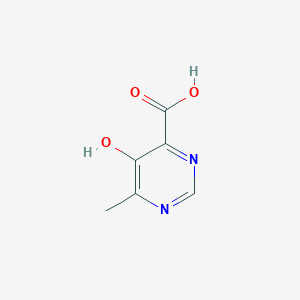 molecular formula C6H6N2O3 B13899237 5-Hydroxy-6-methyl-pyrimidine-4-carboxylic acid 