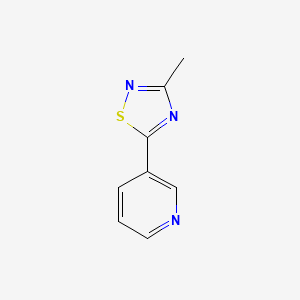 3-Methyl-5-pyridin-3-yl-1,2,4-thiadiazole