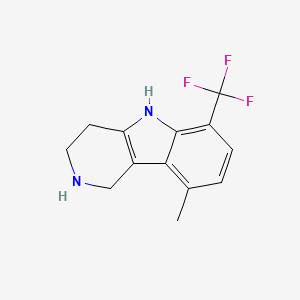 9-methyl-6-(trifluoromethyl)-2,3,4,5-tetrahydro-1H-pyrido[4,3-b]indole