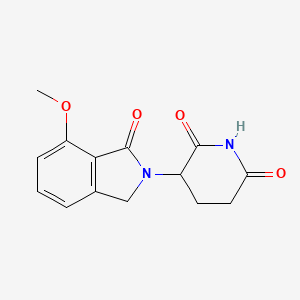 3-(4-methoxy-3-oxo-1H-isoindol-2-yl)piperidine-2,6-dione