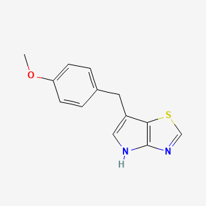 6-[(4-methoxyphenyl)methyl]-4H-pyrrolo[2,3-d][1,3]thiazole