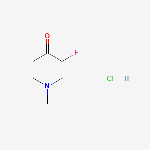 3-Fluoro-1-methyl-piperidin-4-one;hydrochloride