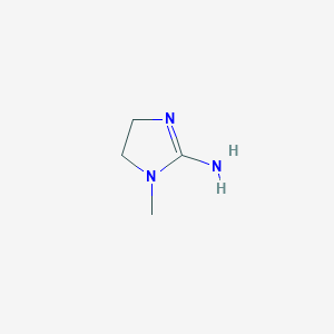 molecular formula C4H9N3 B13899376 1-methyl-4,5-dihydro-1H-imidazol-2-ylamine CAS No. 45435-70-9