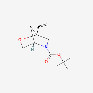 molecular formula C12H19NO3 B13899382 Tert-butyl (1R,4S)-1-vinyl-2-oxa-5-azabicyclo[2.2.1]heptane-5-carboxylate 