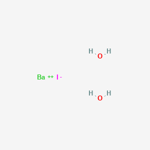 molecular formula BaH4IO2+ B13899424 Barium(2+);iodide;dihydrate 