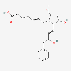 7-[3,5-Dihydroxy-2-(3-hydroxy-4-phenylbut-1-enyl)cyclopentyl]hept-5-enoic acid