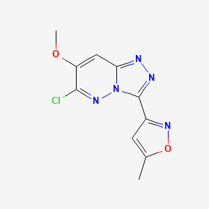 3-(6-Chloro-7-methoxy-[1,2,4]triazolo[4,3-b]pyridazin-3-yl)-5-methyl-1,2-oxazole