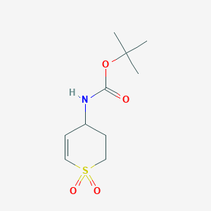 tert-butyl (1,1-dioxido-3,4-dihydro-2H-thiopyran-4-yl)carbamate