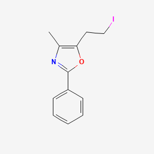 5-(2-Iodoethyl)-4-methyl-2-phenyl-1,3-oxazole