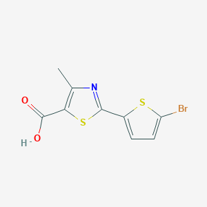 2-(5-Bromothiophen-2-yl)-4-methyl-1,3-thiazole-5-carboxylic acid