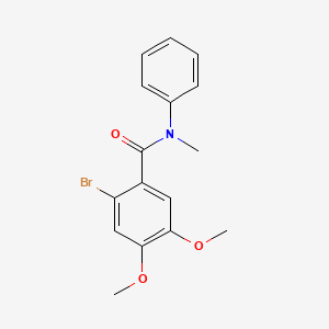 2-bromo-4,5-dimethoxy-N-methyl-N-phenylbenzamide