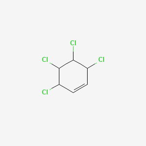 molecular formula C6H6Cl4 B13899563 3,4,5,6-Tetrachlorocyclohexene CAS No. 1782-00-9