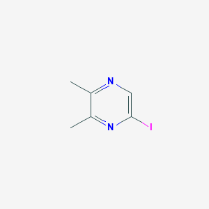 molecular formula C6H7IN2 B13899689 5-Iodo-2,3-dimethylpyrazine 