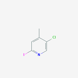 molecular formula C6H5ClIN B13899749 5-Chloro-2-iodo-4-methylpyridine 