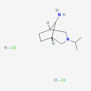 molecular formula C10H22Cl2N2 B13899761 Exo-3-isopropyl-3-azabicyclo[3.2.1]octan-8-amine;dihydrochloride 