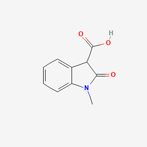 molecular formula C10H9NO3 B13899907 1-Methyl-2-oxoindoline-3-carboxylic acid 