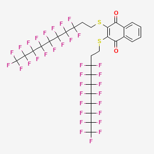 molecular formula C30H12F34O2S2 B1390004 2,3-Bis(1h,1h,2h,2h-perfluorodecylthio)-1,4-naphthoquinone CAS No. 883516-22-1