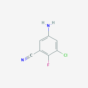 5-Amino-3-chloro-2-fluorobenzonitrile