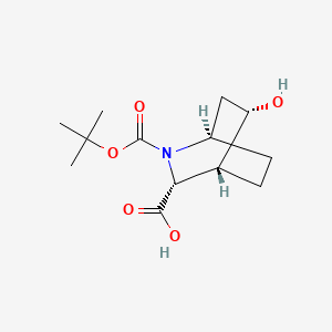 (1R,3R,4R,5S)-2-Tert-butoxycarbonyl-5-hydroxy-2-azabicyclo[2.2.2]octane-3-carboxylic acid