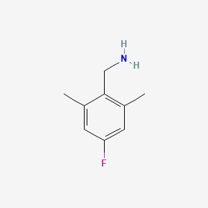 B1390017 1-(4-Fluoro-2,6-dimethylphenyl)methanamine CAS No. 771582-44-6