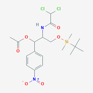 [3-[Tert-butyl(dimethyl)silyl]oxy-2-[(2,2-dichloroacetyl)amino]-1-(4-nitrophenyl)propyl] acetate