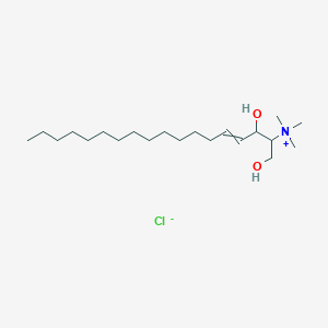 molecular formula C21H44ClNO2 B13900246 1,3-Dihydroxyoctadec-4-en-2-yl(trimethyl)azanium;chloride 