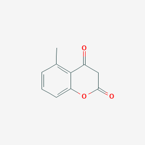 molecular formula C10H8O3 B13900537 5-methyl-3,4-dihydro-2H-1-benzopyran-2,4-dione CAS No. 1822985-57-8