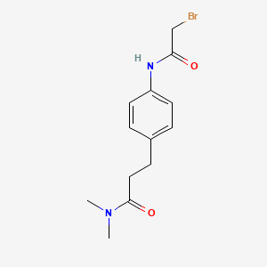 3-{4-[(2-Bromoacetyl)amino]phenyl}-N,N-dimethylpropanamide