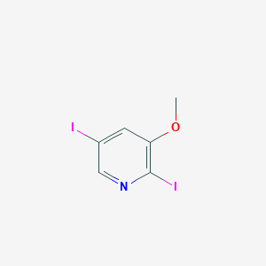 molecular formula C6H5I2NO B1390083 2,5-Diiodo-3-methoxypyridine CAS No. 1138444-33-3