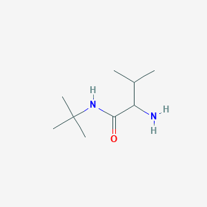 molecular formula C9H20N2O B13901038 2-amino-N-tert-butyl-3-methylbutanamide 