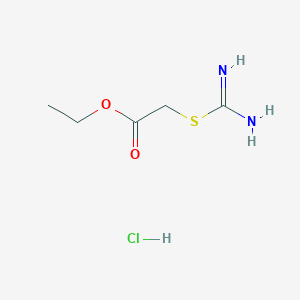 Ethyl {[amino(imino)methyl]thio}acetate hydrochloride