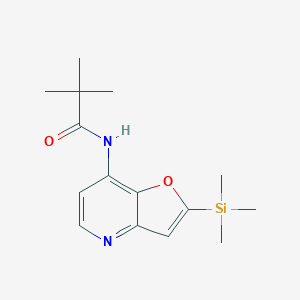 B1390117 N-(2-(Trimethylsilyl)furo[3,2-b]pyridin-7-yl)-pivalamide CAS No. 1142192-62-8
