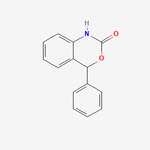 molecular formula C14H11NO2 B13901177 4-Phenyl-1,4-dihydro-2H-3,1-benzoxazin-2-one CAS No. 13260-76-9