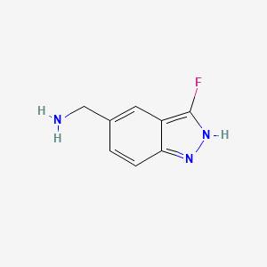 3-Fluoro-1H-indazole-5-methanamine