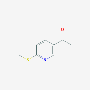 Ethanone, 1-[6-(methylthio)-3-pyridinyl]-