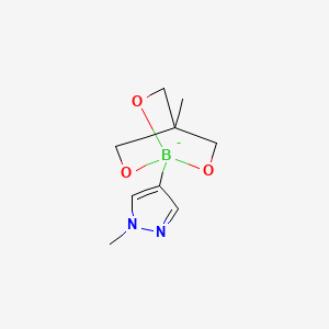 4-methyl-1-(1-methyl-1H-pyrazol-4-yl)-2,6,7-trioxa-1-borabicyclo[2.2.2]octan-1-uide