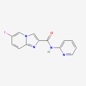 6-iodo-N-(pyridin-2-yl)imidazo[1,2-a]pyridine-2-carboxamide