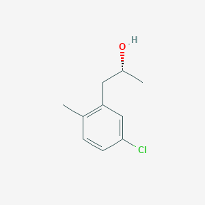 molecular formula C10H13ClO B13901398 (2R)-1-(5-chloro-2-methylphenyl)propan-2-ol 