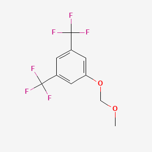 molecular formula C10H8F6O2 B13901401 1-(Methoxymethoxy)-3,5-bis(trifluoromethyl)-benzene 