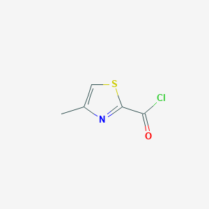 molecular formula C5H4ClNOS B1390150 4-Methyl-1,3-thiazole-2-carbonyl chloride CAS No. 79312-42-8