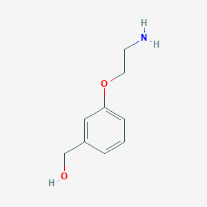 B1390164 [3-(2-Aminoethoxy)phenyl]methanol CAS No. 744161-92-0