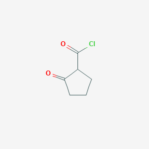molecular formula C6H7ClO2 B1390168 2-氧代环戊烷甲酰氯 CAS No. 22158-77-6