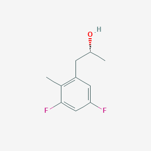 molecular formula C10H12F2O B13901705 (2R)-1-(3,5-difluoro-2-methylphenyl)propan-2-ol 