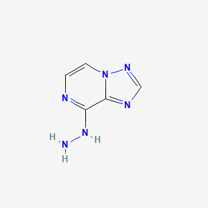 B1390174 8-Hydrazinyl-[1,2,4]triazolo[1,5-A]pyrazine CAS No. 55366-16-0