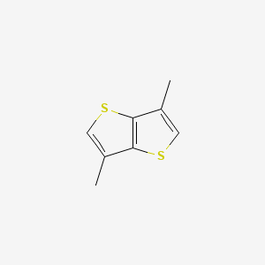 molecular formula C8H8S2 B13901749 3,6-Dimethylthieno[3,2-b]thiophene CAS No. 56412-11-4