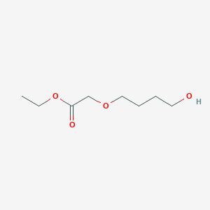 molecular formula C8H16O4 B13901793 Ethyl 2-(4-hydroxybutoxy)acetate CAS No. 377048-48-1