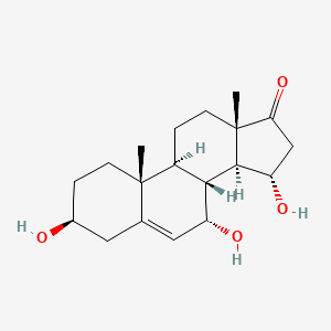 molecular formula C19H28O4 B1390180 3b,7a,15a-Trihydroxyandrost-5-en-17-one CAS No. 2963-69-1