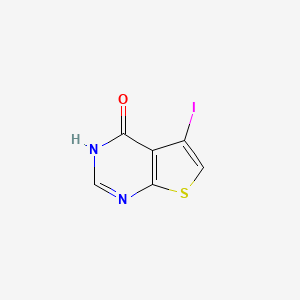 molecular formula C6H3IN2OS B13901821 5-Iodothieno[2,3-d]pyrimidin-4-ol 