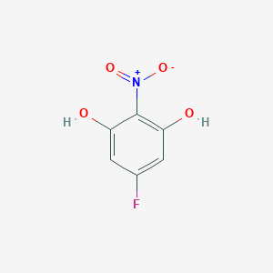 molecular formula C6H4FNO4 B1390192 5-Fluoro-2-nitrobenzene-1,3-diol CAS No. 1121585-22-5