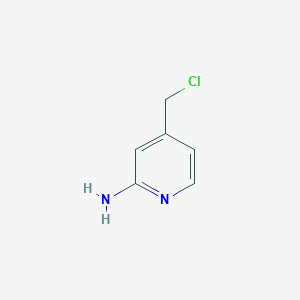 molecular formula C6H7ClN2 B1390193 4-(Chloromethyl)pyridin-2-amine CAS No. 872706-97-3